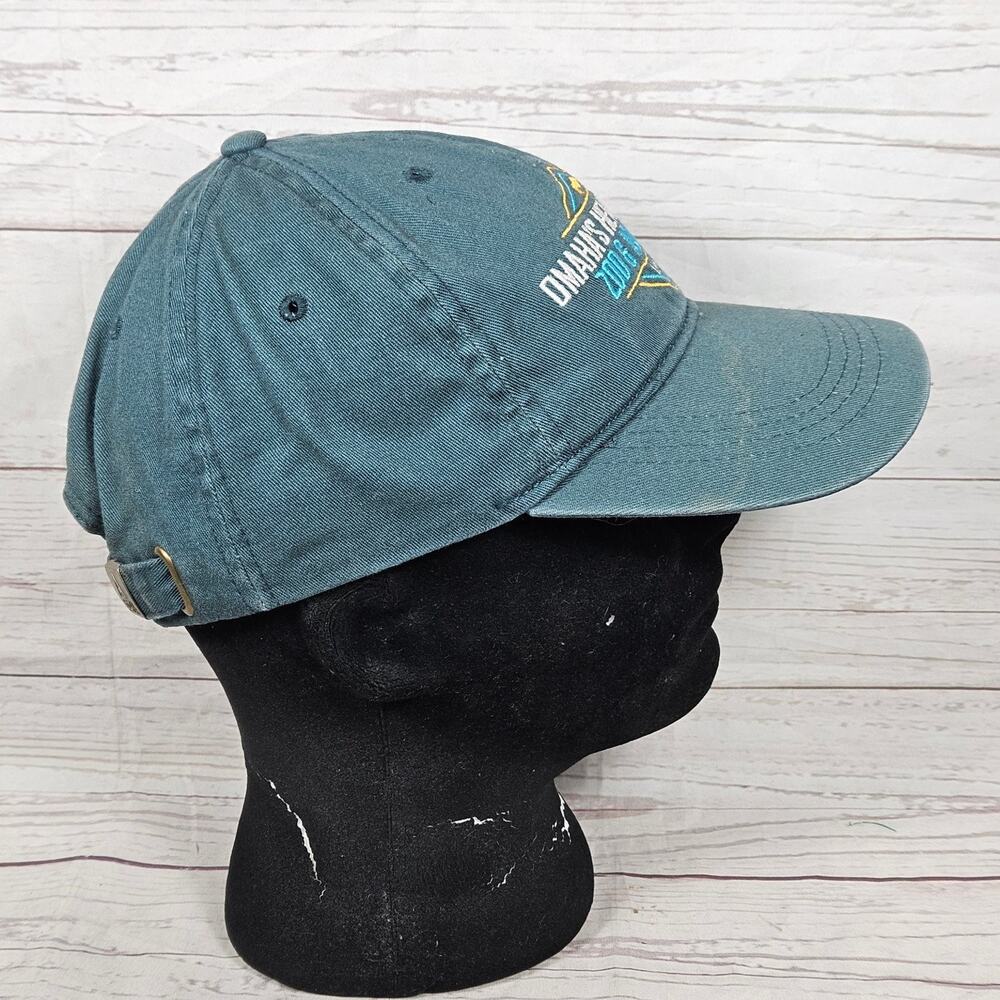 Omaha's Henry Doorly Zoo Hat ACE USA Dad Cap Men's Adjustable Teal Cotton - Picture 6 of 8